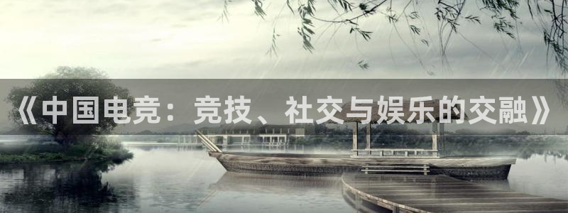 小艾电竞：《中国电竞：竞技、社交与娱乐的交融》