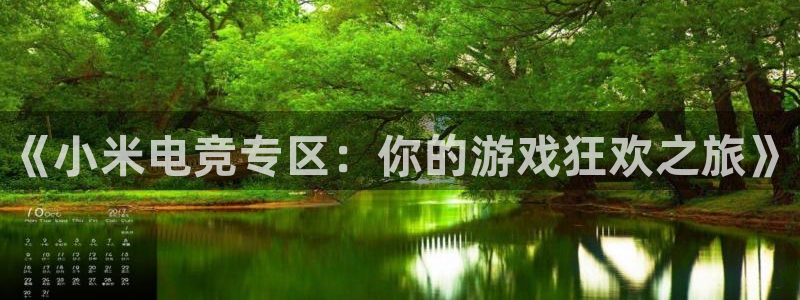 小艾电竞平台官方网：《小米电竞专区：你的游戏狂欢之旅》