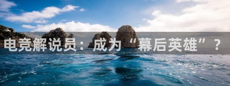 小艾电竞：电竞解说员：成为“幕后英雄”？
